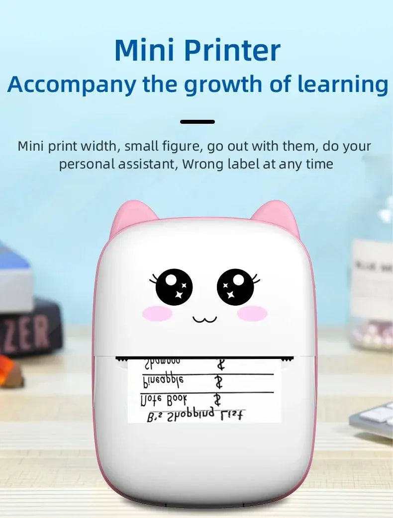 Mini Cat Pocket Thermal Printer Nova Gadgets