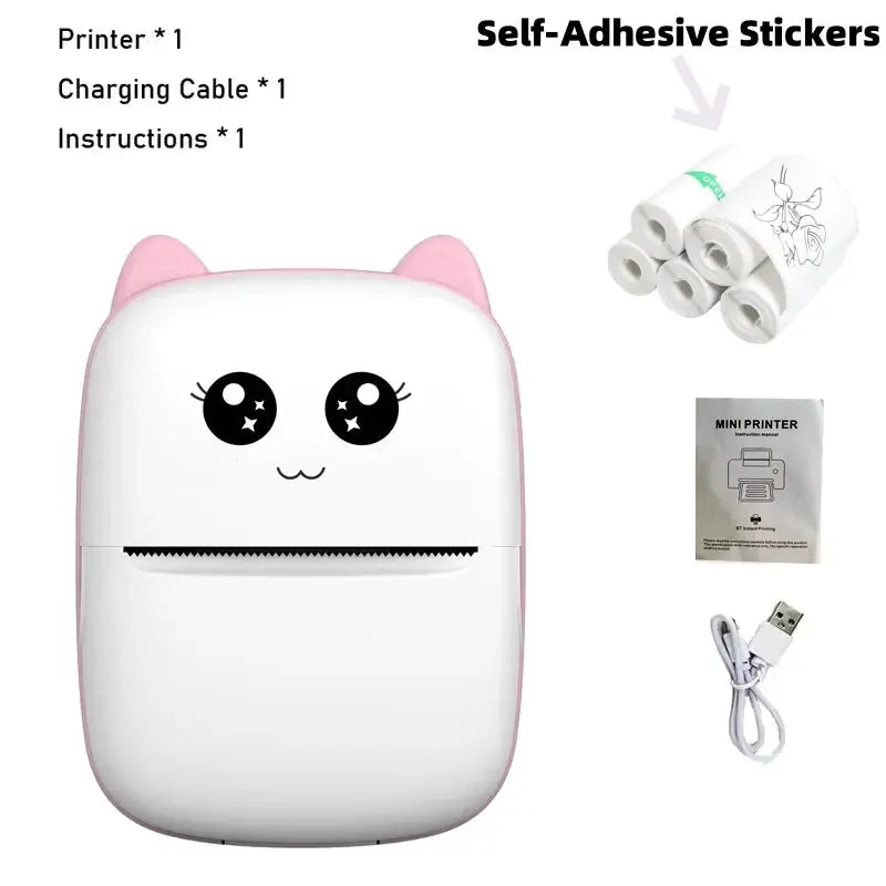 Mini Cat Pocket Thermal Printer Nova Gadgets