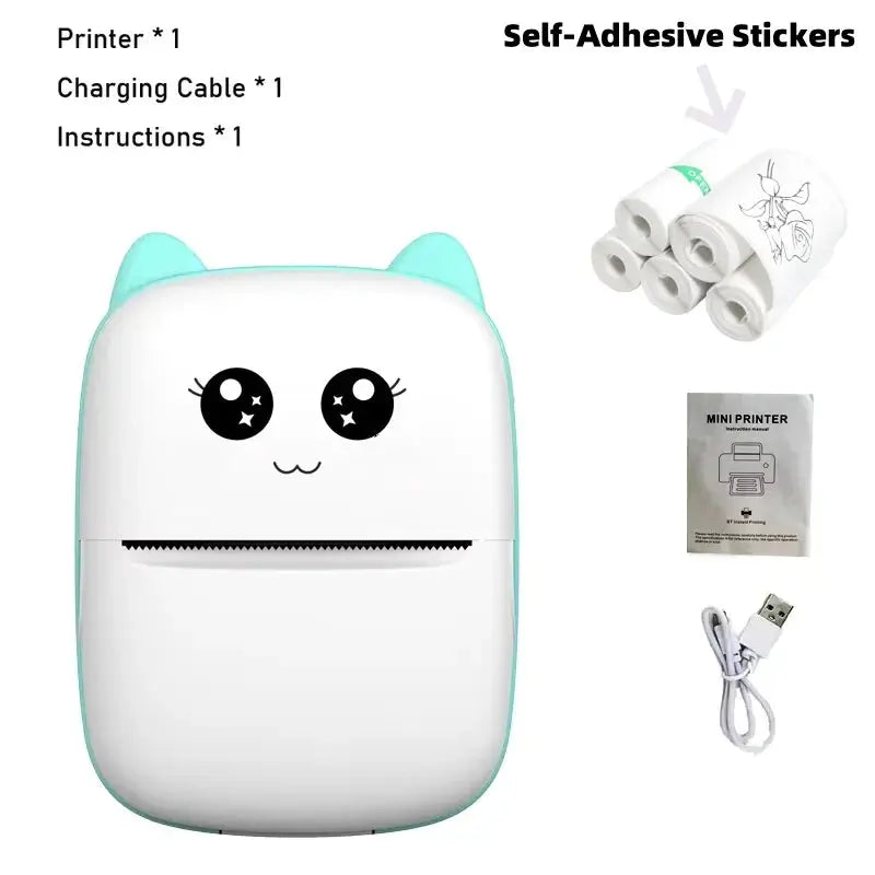 Mini Cat Pocket Thermal Printer Nova Gadgets