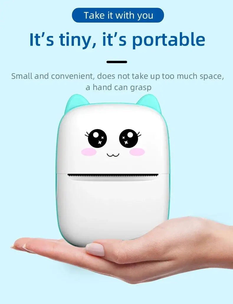 Mini Cat Pocket Thermal Printer Nova Gadgets