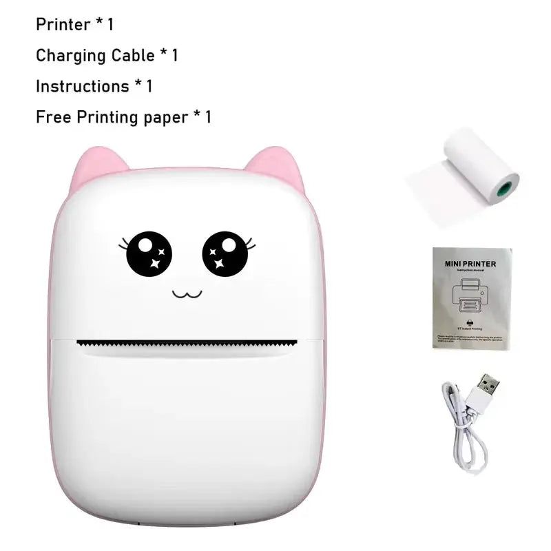 Mini Cat Pocket Thermal Printer Nova Gadgets