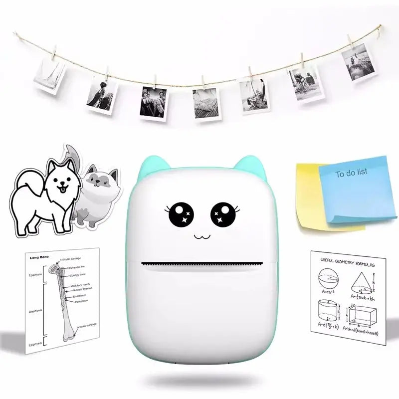Mini Cat Pocket Thermal Printer Nova Gadgets