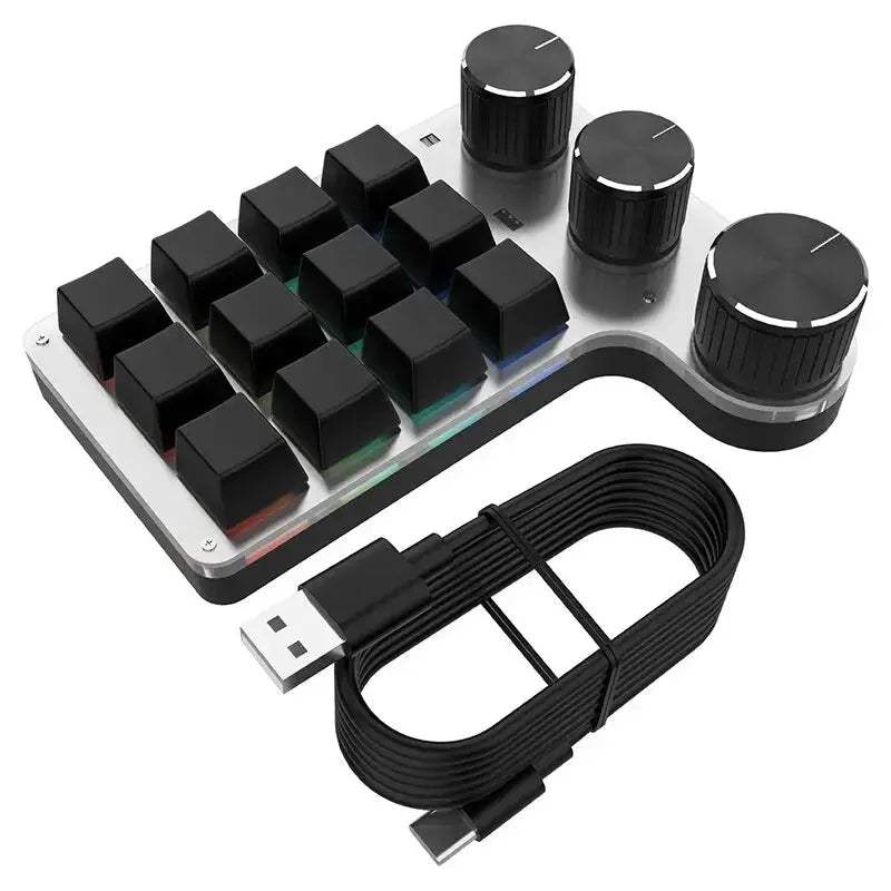 12-Key Macro Keyboard Ammtoo