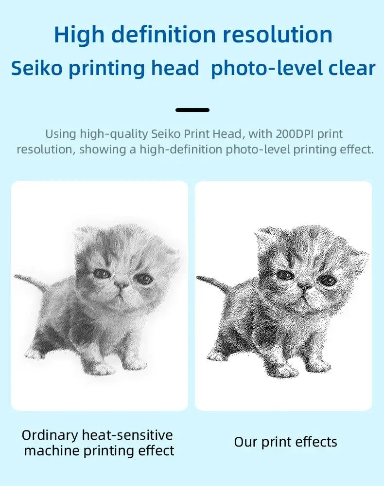 Mini Cat Pocket Thermal Printer Nova Gadgets