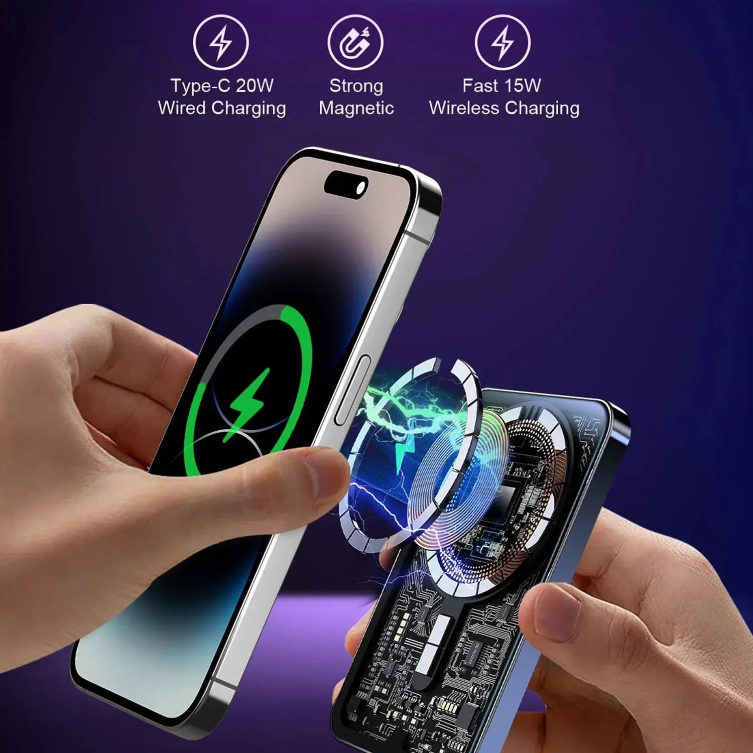Magnetic Wireless Power Bank HINOVO