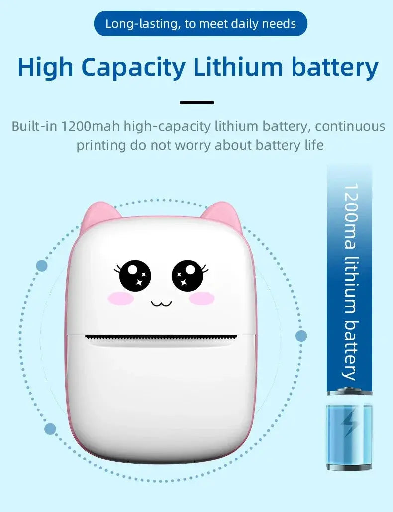Mini Cat Pocket Thermal Printer Nova Gadgets
