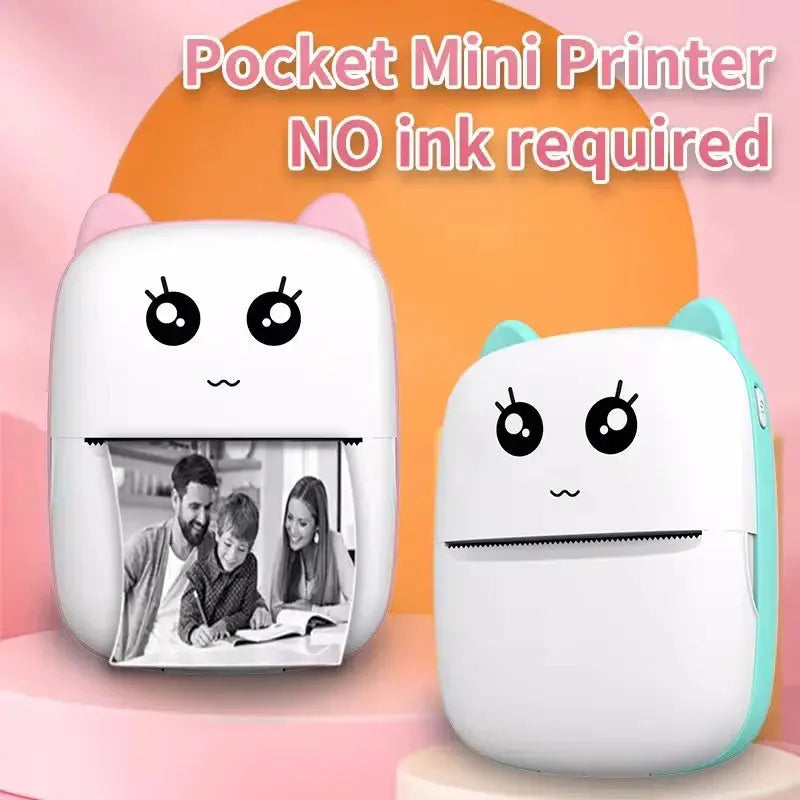 Mini Cat Pocket Thermal Printer Nova Gadgets