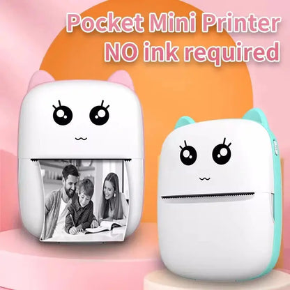 Mini Cat Pocket Thermal Printer Nova Gadgets